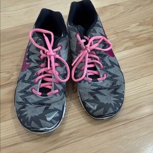 Nike Gray and Pink Athletic Shoes